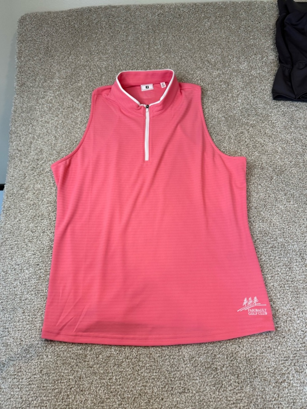 Women's FootJoy Sleeveless Zip Golf Top- Pink - XL - NWOT